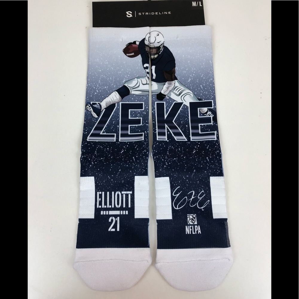 Zeke Elliott STRIDELINE SOCKS M/L